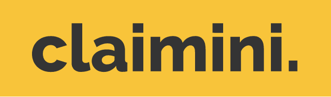 Das Logo von claimini in gelb