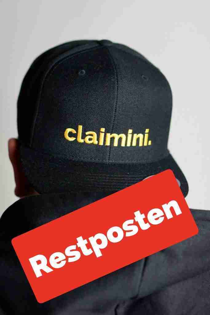 Restposten snap back cap claimini